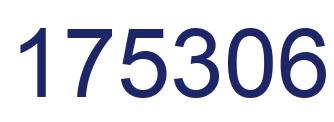 Number 175306 blue image