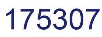 Number 175307 blue image