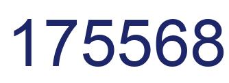Number 175568 blue image