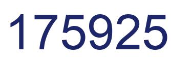Número 175925 imagen azul
