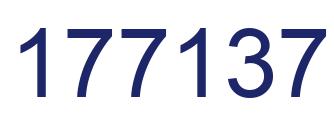 Number 177137 blue image