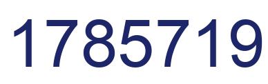 Número 1785719 imagen azul