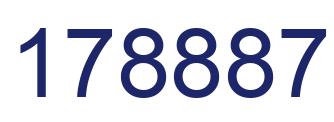 Number 178887 blue image