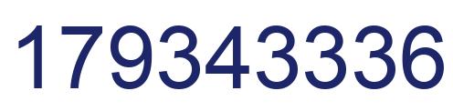 Número 179343336 imagen azul