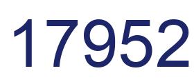 Número 17952 imagen azul