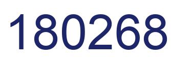 Number 180268 blue image