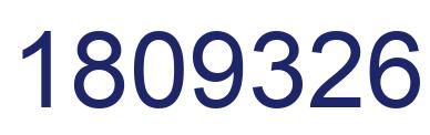 Number 1809326 blue image