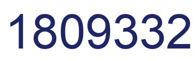 Number 1809332 blue image
