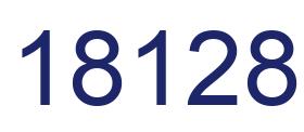 Number 18128 blue image