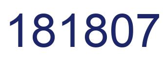 Number 181807 blue image
