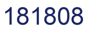 Número 181808 imagen azul