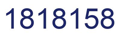 Número 1818158 imagen azul