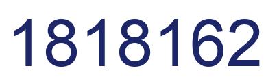 Number 1818162 blue image