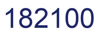 Número 182100 imagen azul