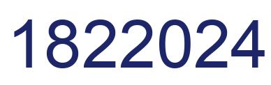 Number 1822024 blue image
