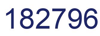 Number 182796 blue image