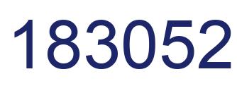 Number 183052 blue image