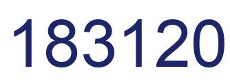 Número 183120 imagen azul