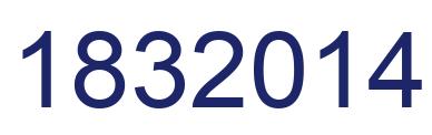 Number 1832014 blue image