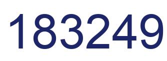 Número 183249 imagen azul