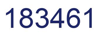 Número 183461 imagen azul