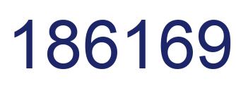 Número 186169 imagen azul