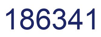 Número 186341 imagen azul