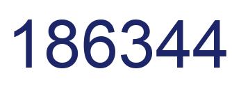 Número 186344 imagen azul