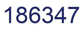 Número 186347 imagen azul