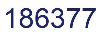 Número 186377 imagen azul
