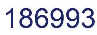 Número 186993 imagen azul