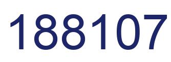 Number 188107 blue image