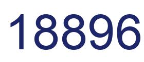 Número 18896 imagen azul
