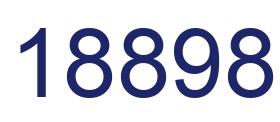 Número 18898 imagen azul