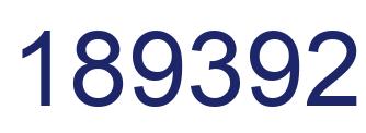 Number 189392 blue image