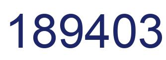 Número 189403 imagen azul