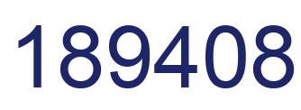Número 189408 imagen azul