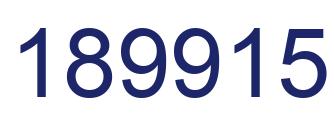Number 189915 blue image