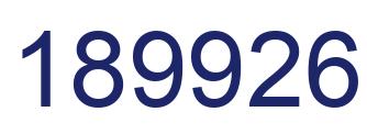 Number 189926 blue image