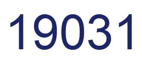 Number 19031 blue image