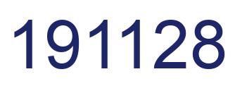 Number 191128 blue image