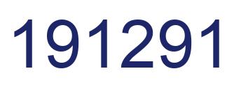 Number 191291 blue image