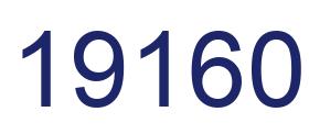Número 19160 imagen azul