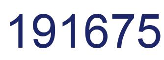 Number 191675 blue image