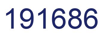 Number 191686 blue image