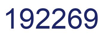 Número 192269 imagen azul