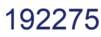 Número 192275 imagen azul