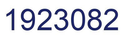 Number 1923082 blue image