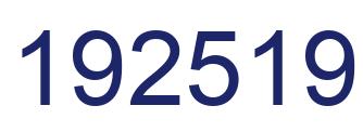 Número 192519 imagen azul