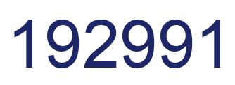 Number 192991 blue image